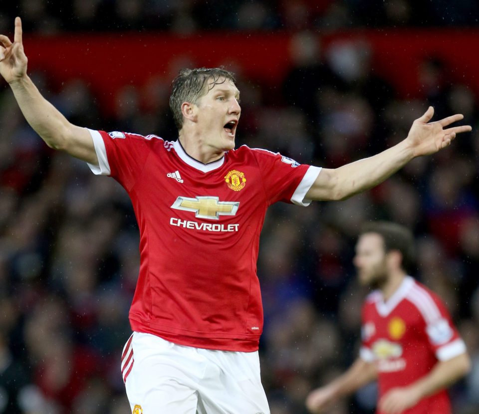  Bastian Schweinsteiger failed to even make a 25-man United squad for the Community Shield