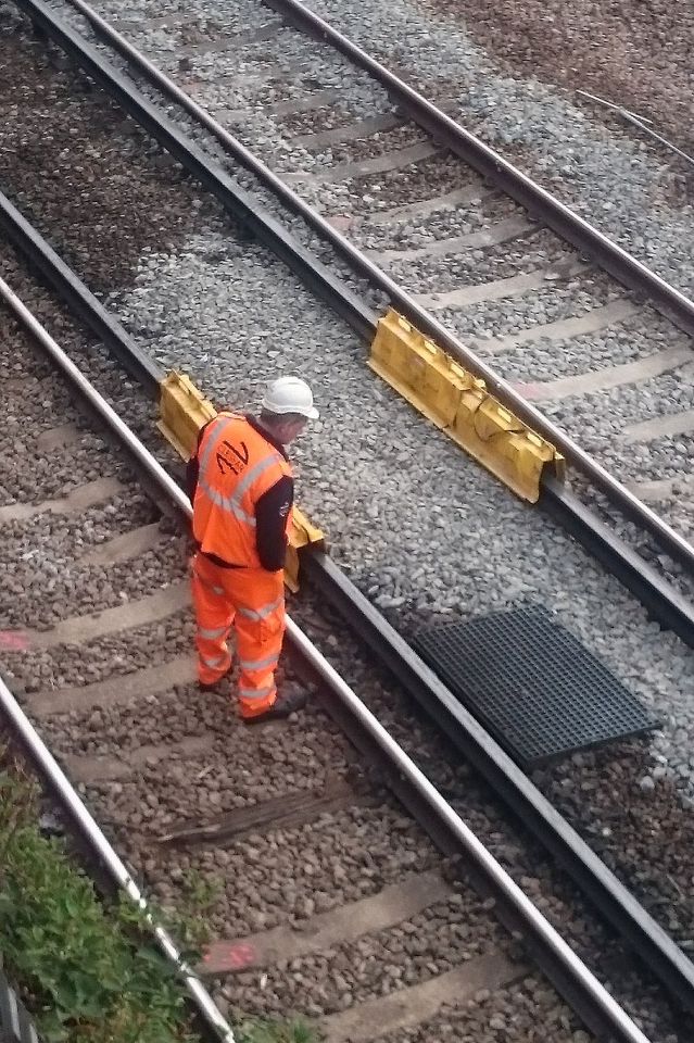  A safety inspection of the line between New Cross Gate and Norwood Junction this morning revealed the problem