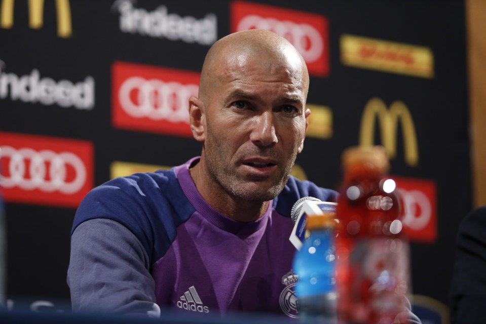  Zinedine Zidane has picked son Luca for in Real Madrids Super Cup squad