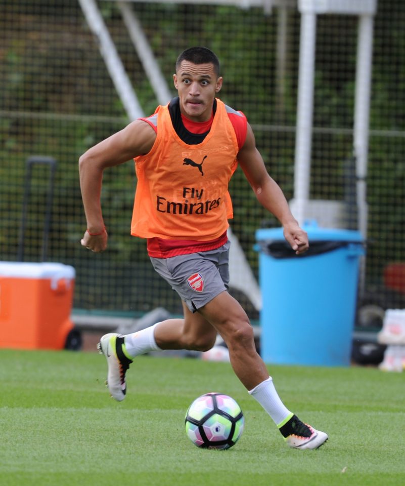  Arsene Wenger will be hoping Alexis Sanchez is in peak condition ahead of the new season