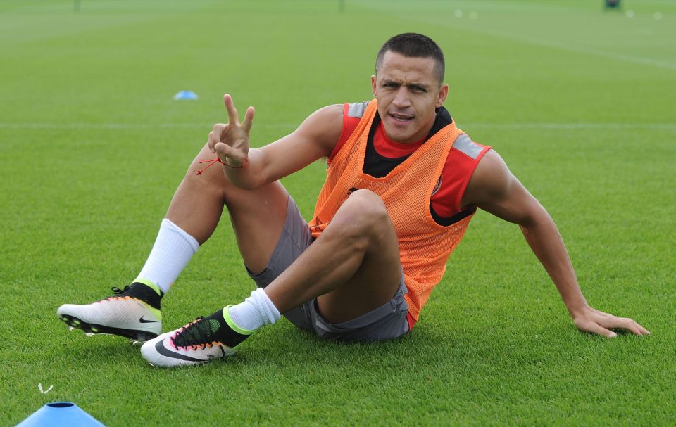  Sanchez returned to training after enjoying a much-needed break