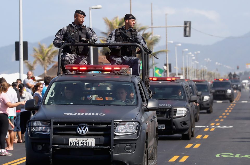  Security is high in Rio ahead of the opening ceremony