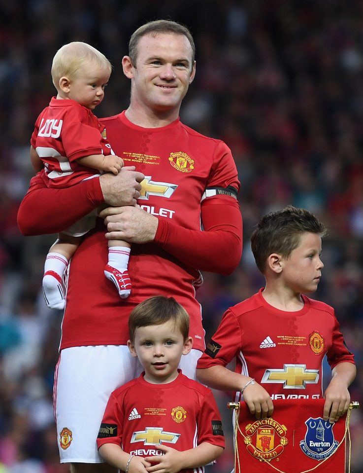  Rooney was playing a testimonial match at Old Trafford when raiders attempted to break into his family home