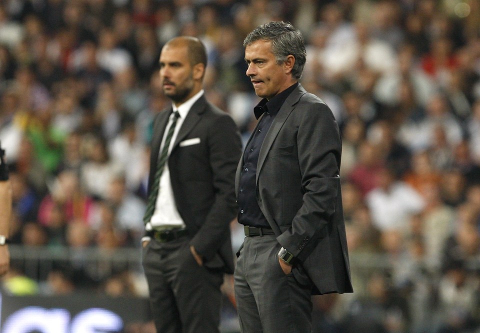  Jose Mourinho and Pep Guardiola do not get on