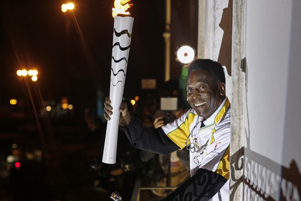  The 75-year-old was due to light the Olympic cauldron