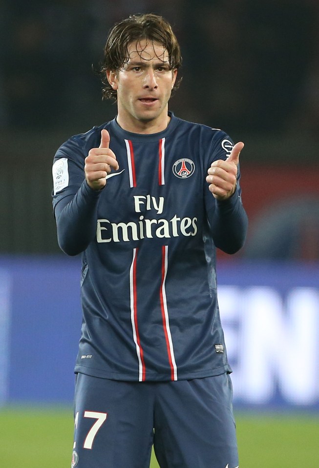  Brazilian defender Maxwell also played for Paris Saint-Germain in his career