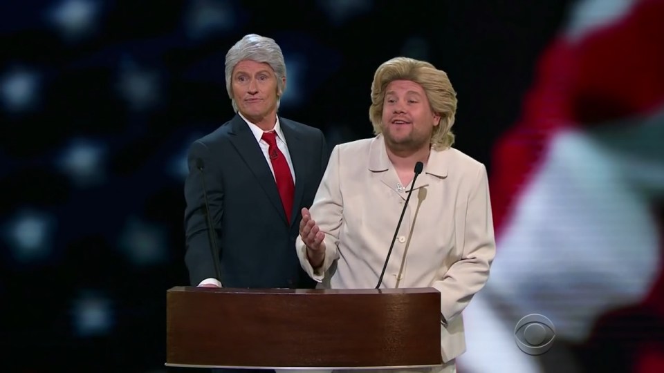  James Corden and Denis Leary teamed up to mock Donald Trump with a reworking of Leary's Asshole song