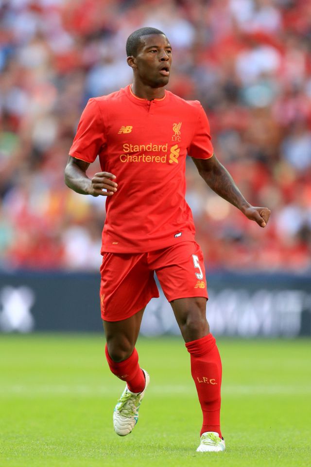  Liverpool's Georginio Wijnaldum during the pre-season friendly match at Wembley