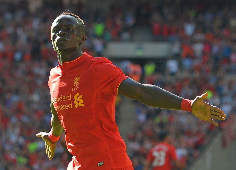 Sadio Mane scored against Barcelona after just 15 minutes at Wembley