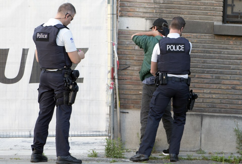  Police cordoned off Boulevard Pierre Mainz as they investigated