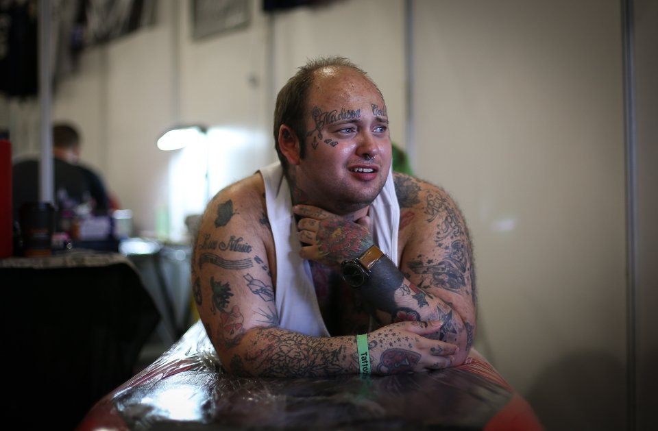  Many of the attendees were no strangers to tattoos, with ink veterans eager to add to their collections