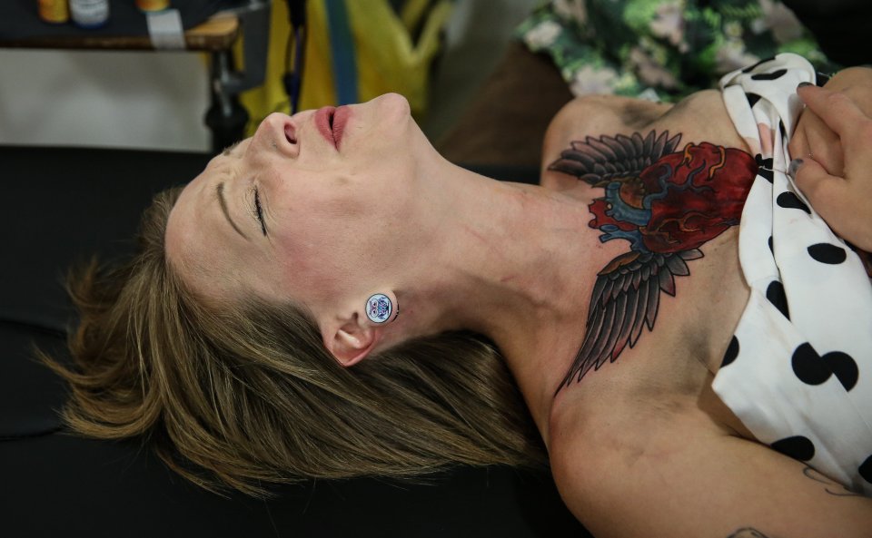  The convention saw hundreds of tattoo-loving attendees go under the needle to create stunning pieces