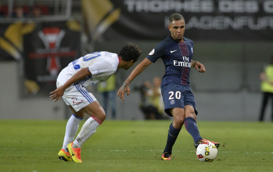 Lyon's French defender Rafael Pereira Da