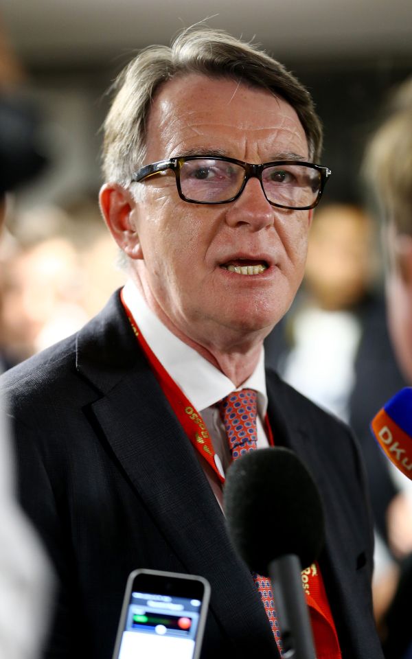  Lord Mandelson attacked his party leader over the referendum