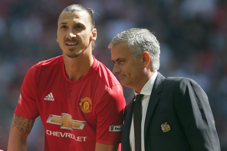  Ibrahimovic and Mourinho were reunited this summer when the pair arrived at Manchester United