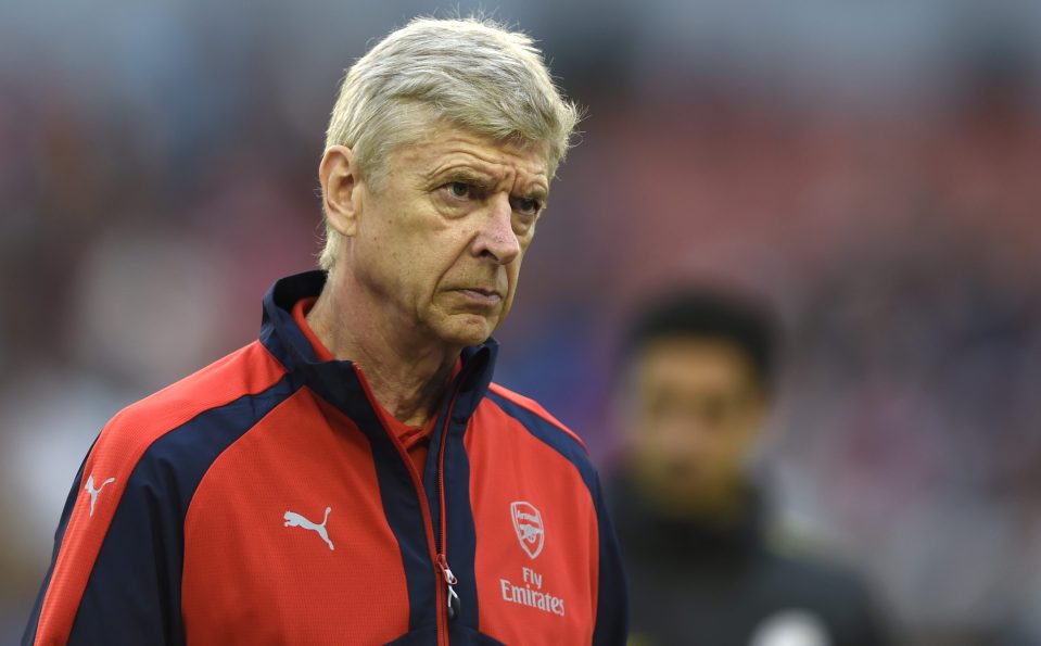  Gunners boss Wenger is under pressure after no Prem title since 2004