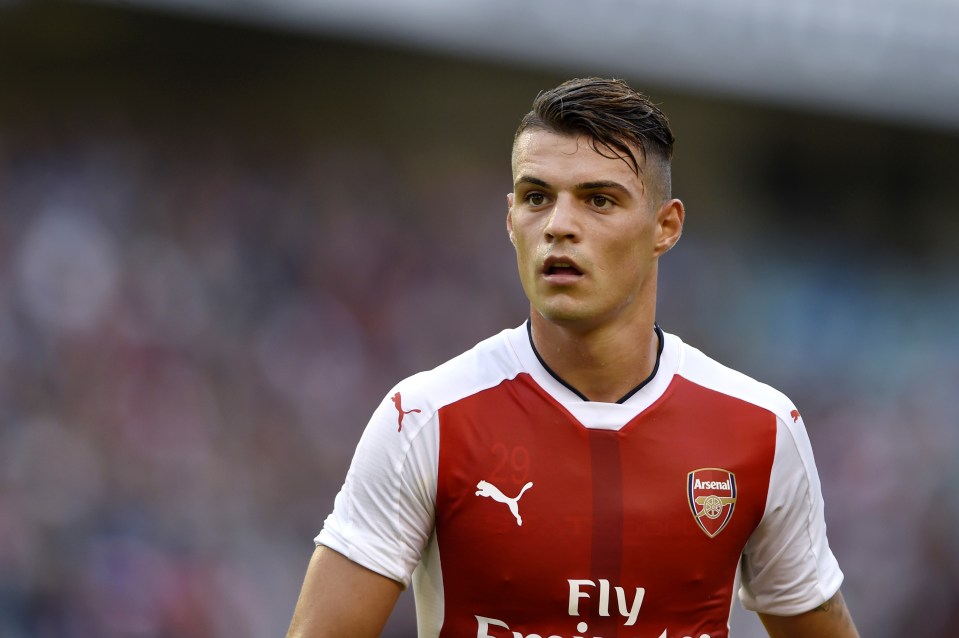  Granit Xhaka produced a solid performance in midfield