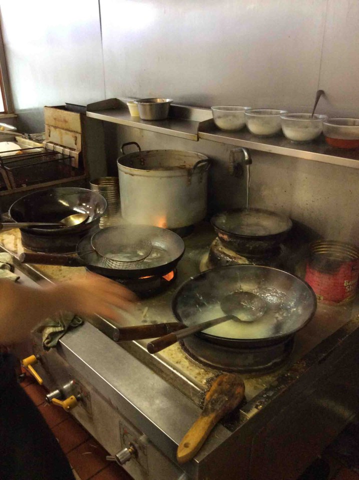  Grease was caked into the hob because the 'person in charge of cleaning' had 'gone to China for three months'