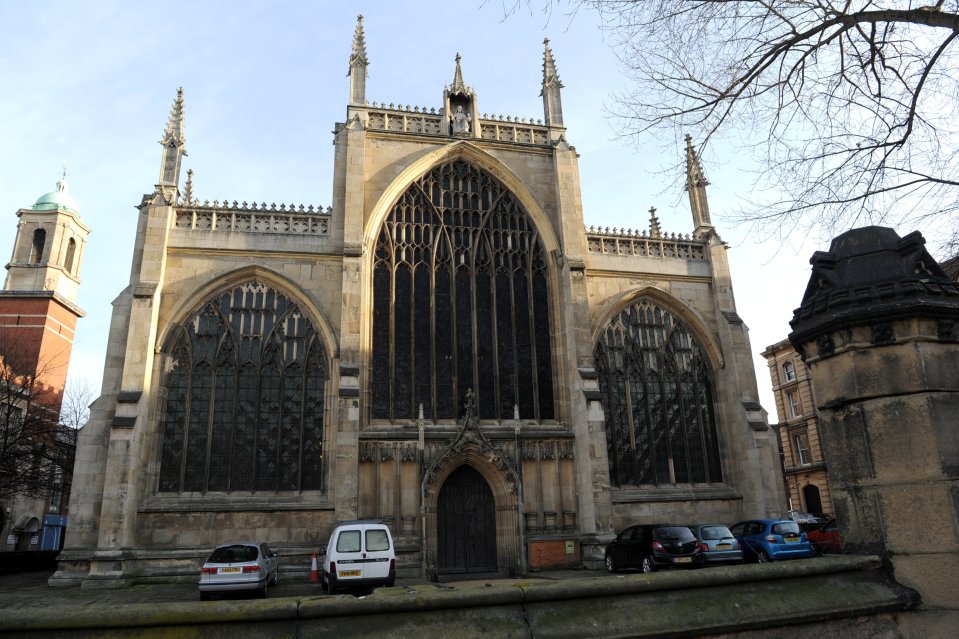  The two yobs attacked the Reverend after a Sunday service at Holy Trinity Church in August