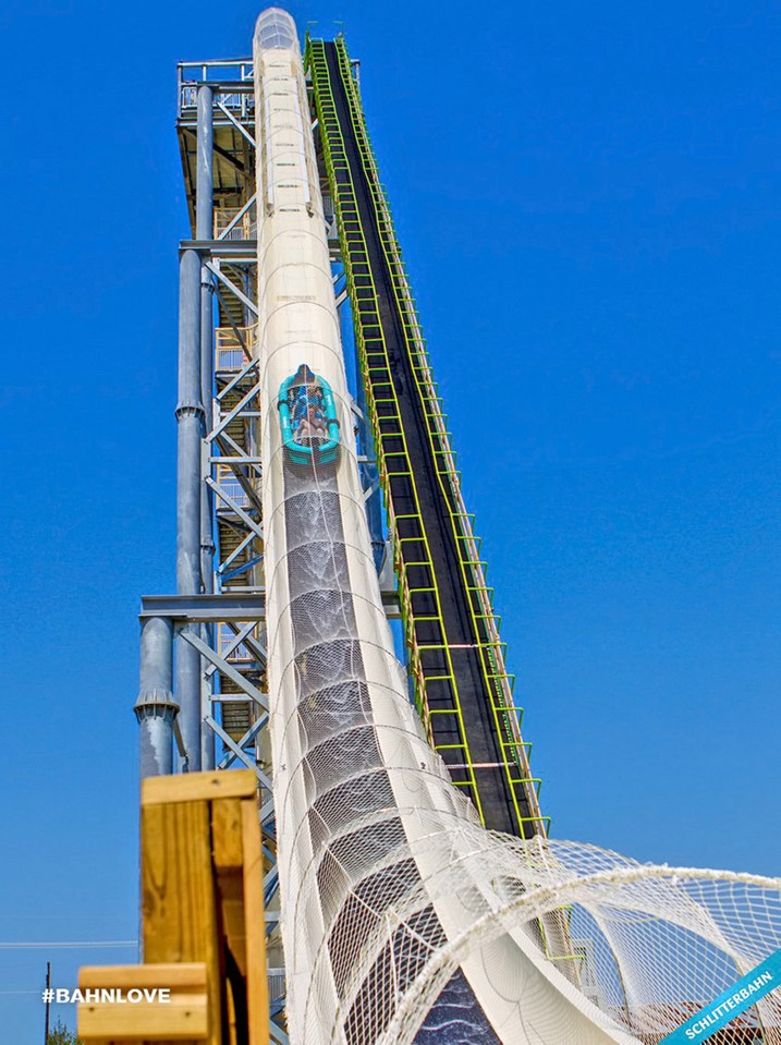  People who went on the Verruckt slide have revealed they were plagued by problems including their belts coming apart