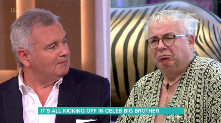 Just like Christopher, Eamonn likes to sit around in his dressing gown