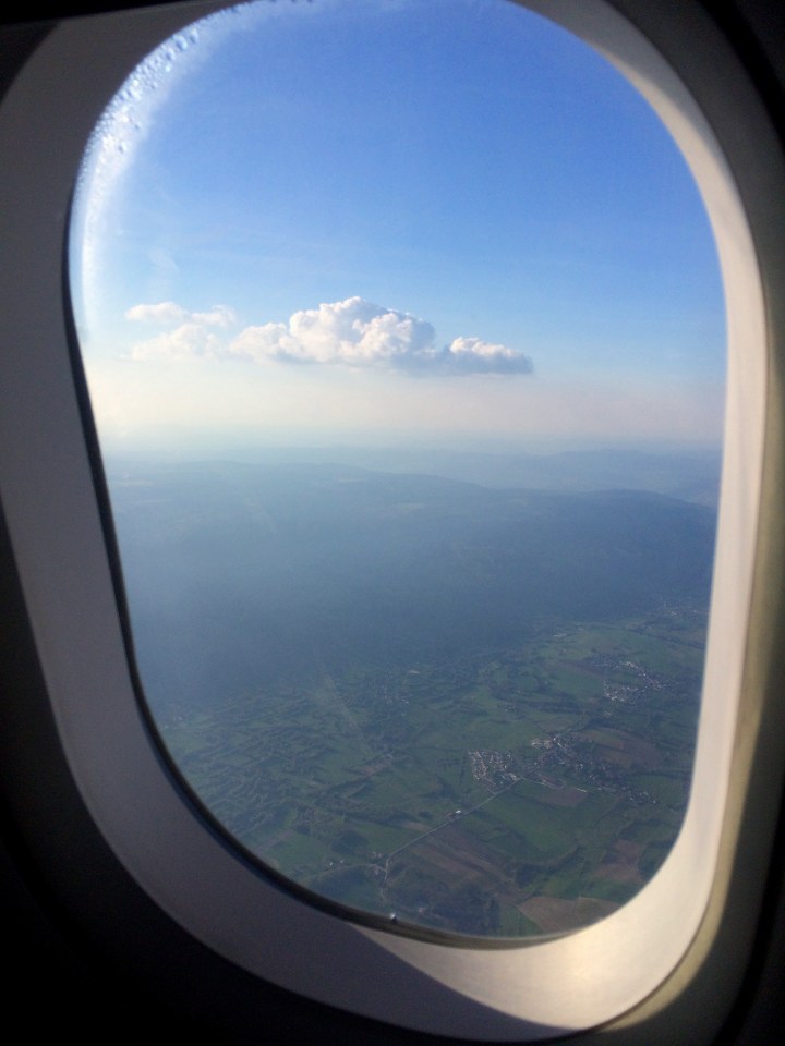  Each plane window is made up of three individual layers