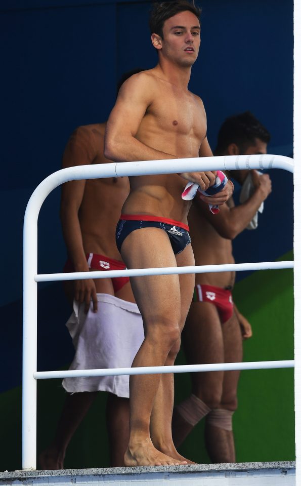 Daley looks towards the crowd prior to the final