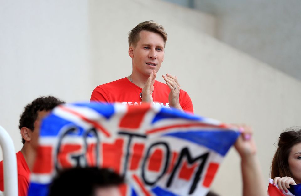 Daley had a mini army of fans at the Rio Aquatics Centre