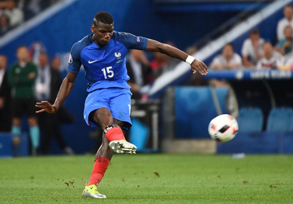  Pogba was in action for France when he was embarrassed by Mikel