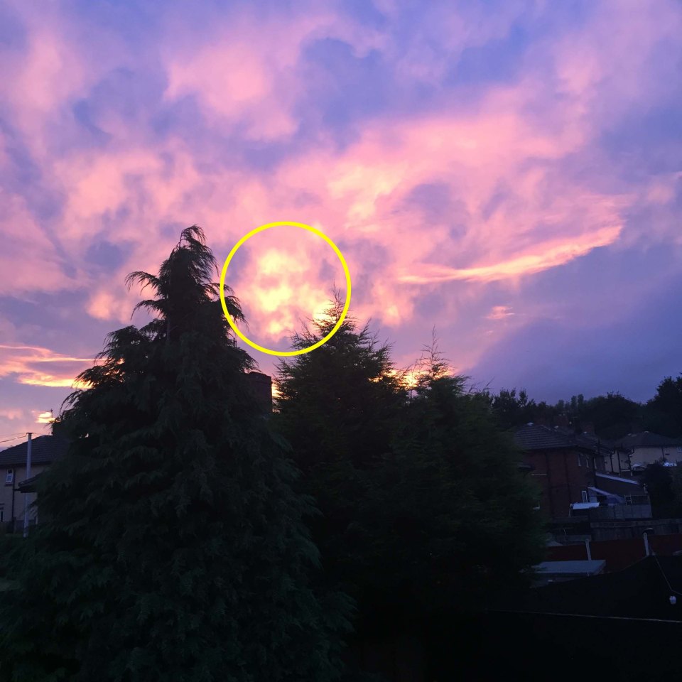  Many people have said they can spot the popular character in the sky - but also says it looks like Jesus