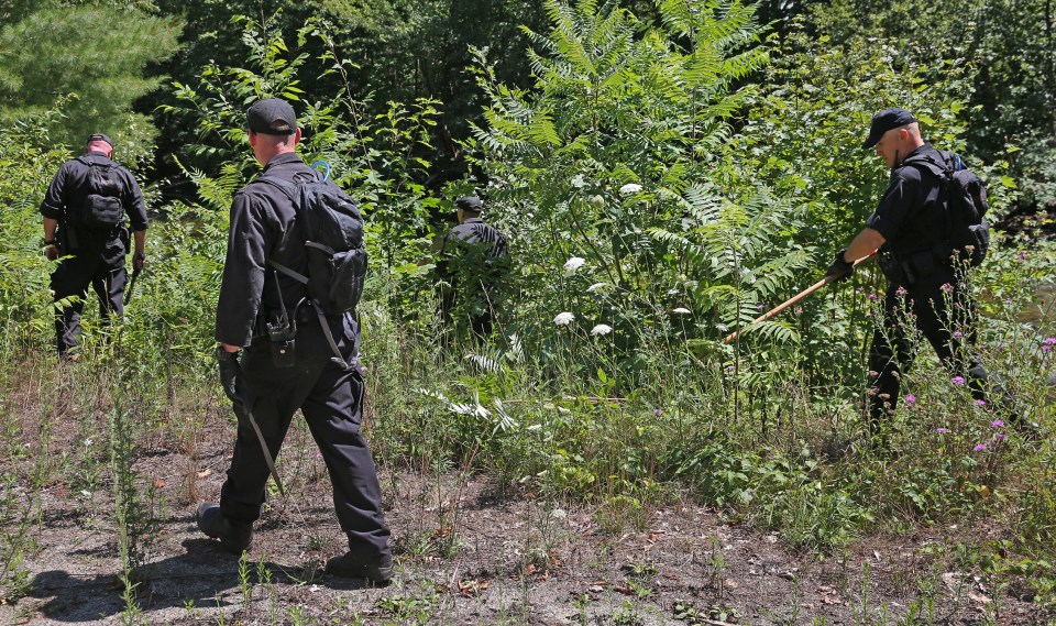  State Police searched the woods for the body of Vanessa Marcotte after she disappeared