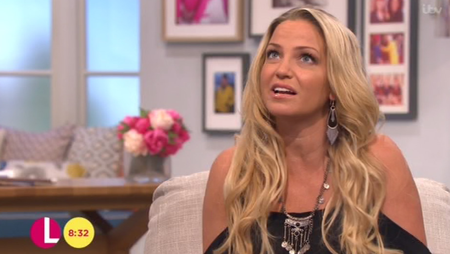  Sarah Harding became very emotional as she discussed her role