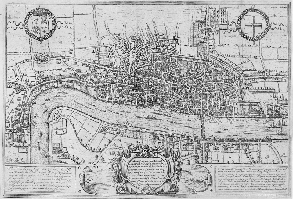 The City of London in the 1600s