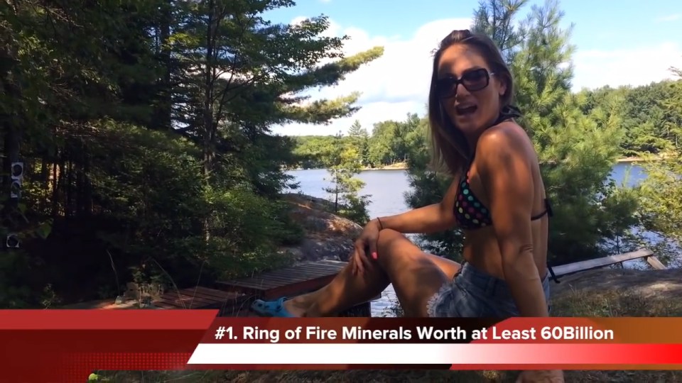  Promo video sees bikini-wearing models deliver dry mining facts