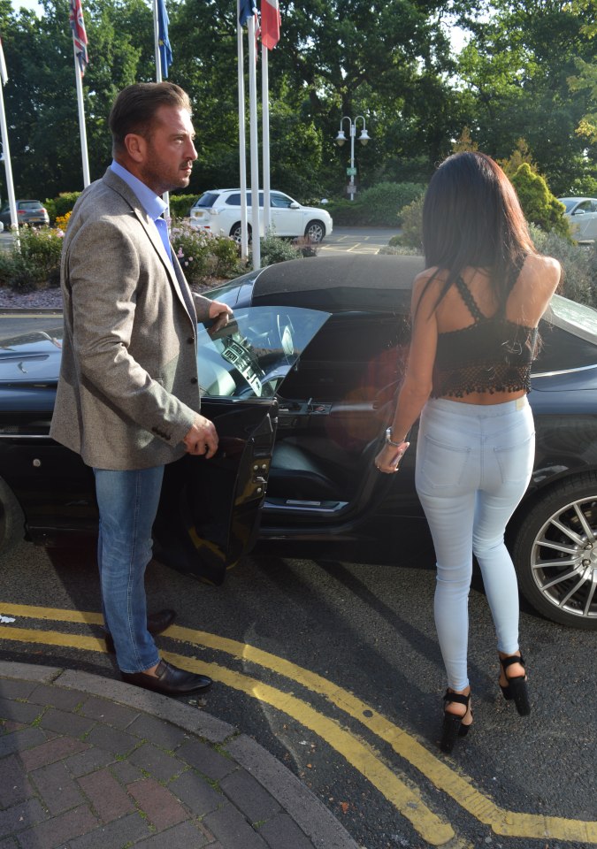  Ever the gentleman Jason opened the car door for her