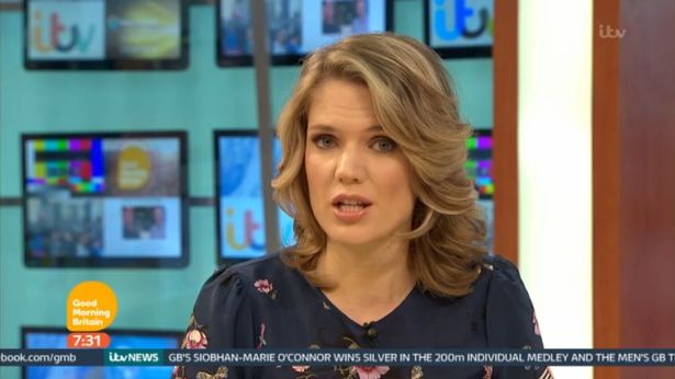  Charlotte Hawkins joined the GMB ladies