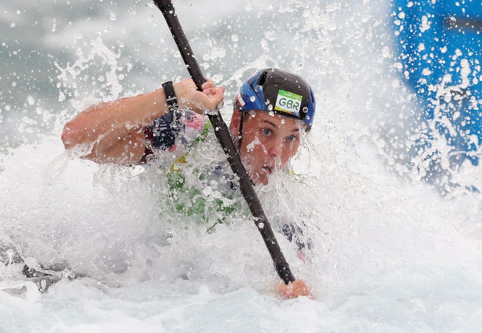  Joe Clarke in action on the course in Rio