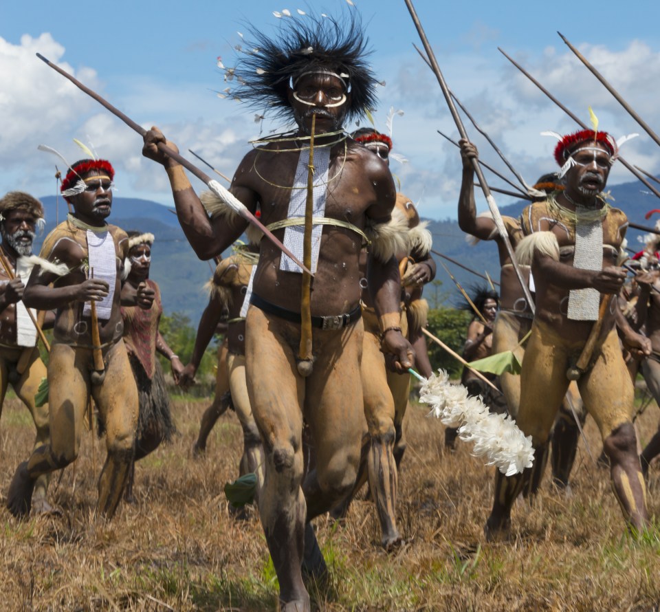  There is also rattan spear throwing and games, pig racing, earth cooking and a celebratory feast of roast pig