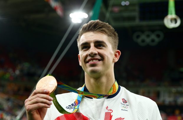 Max Whitlock won bronze in the men's all-round competition