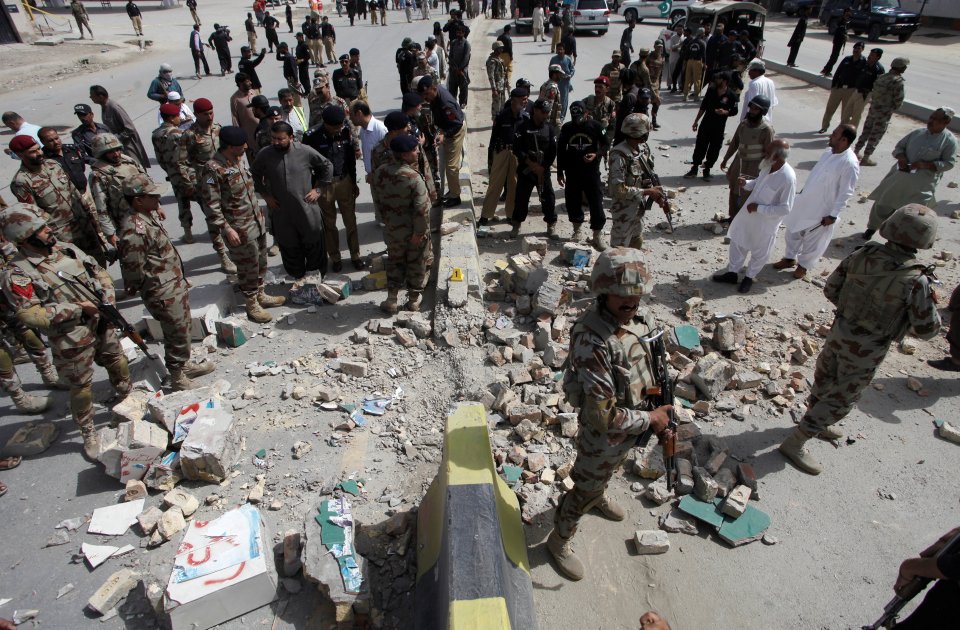  The bomb was packed with 4kgs of explosives with the blast shattering the windows of nearby buildings