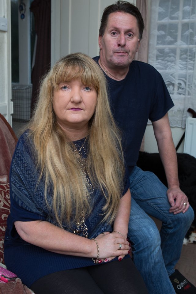  Ms Burns, pictured with her husband Gary, is "devastated" after losing the job she loved