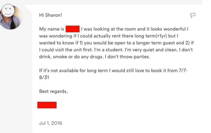  Poor Sharon could barely have imagined the problems she would face when the booking was made online