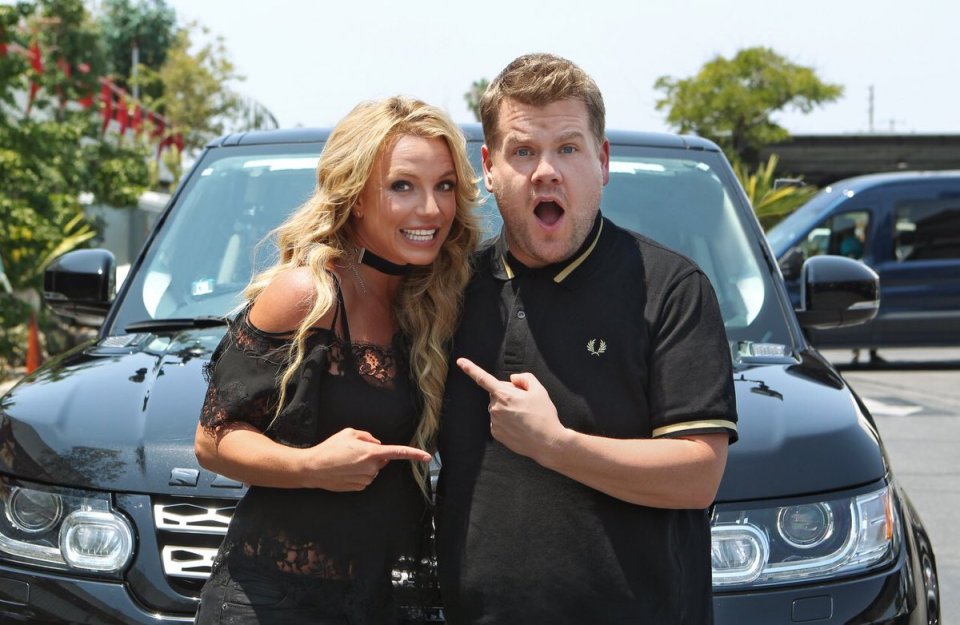  Britney tweeted: "Took a ride around LA with @JKCorden & did a little #CarpoolKaraoke"