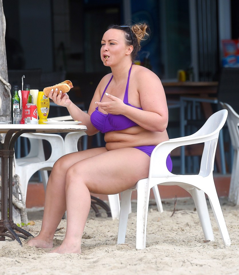  The mum-of-one took some time away from her thriving cake shop to have a holiday with her boyfriend Ryan