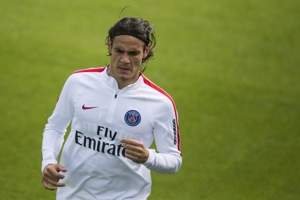  Edinson Cavani will see competition upfront with Jese arrival