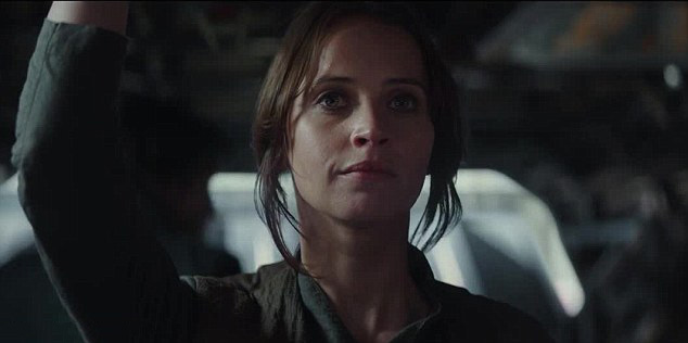  Felicity plays Jyn Erson in the new film