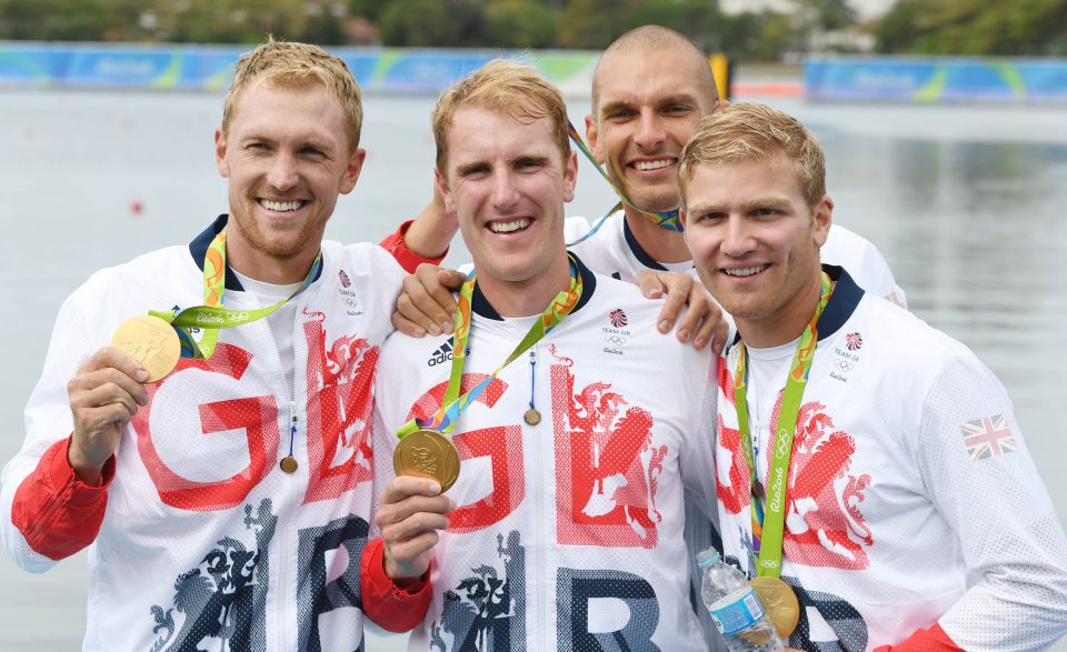  The men's coxless four were imperious in seeing off rivals Australia to win