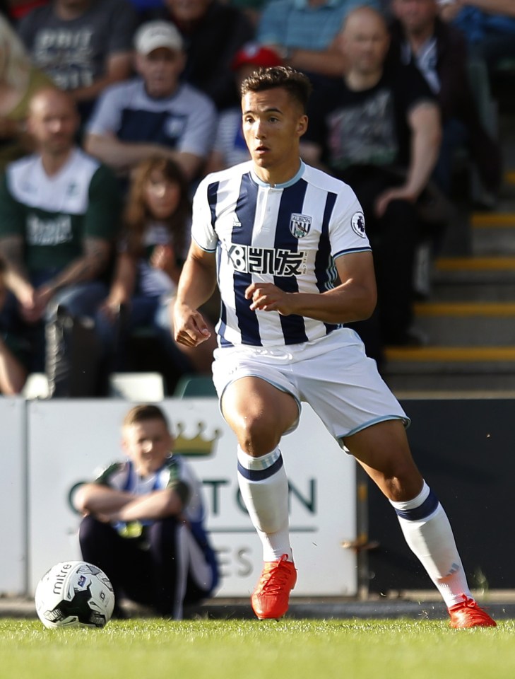  Kane Wilson in action for the Baggies in pre-season