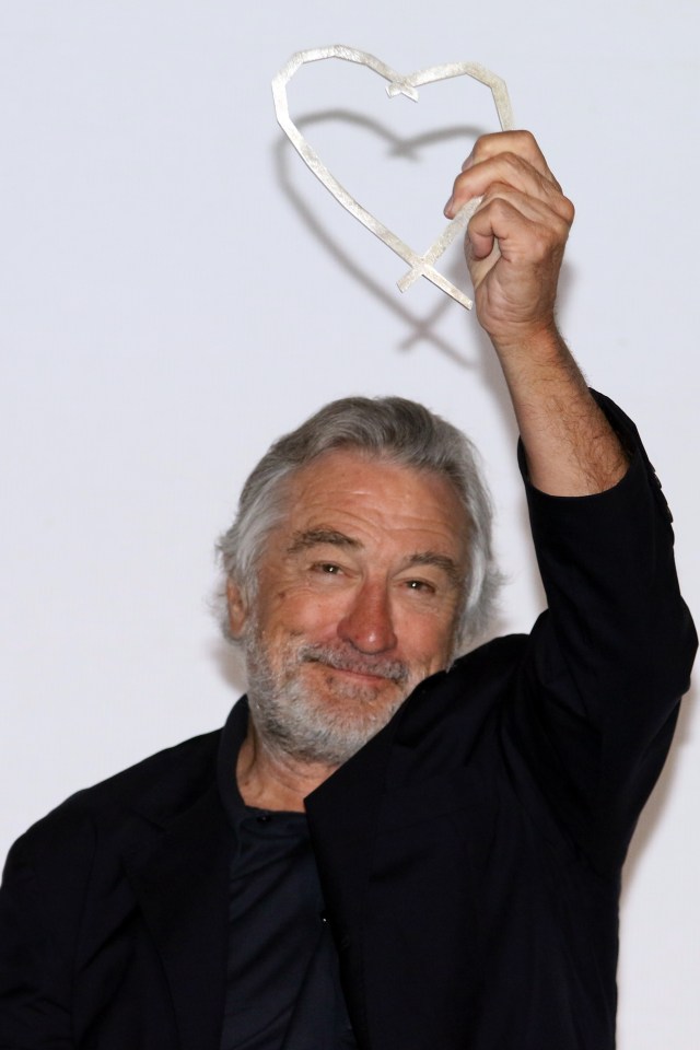  Robert De Niro was given a lifetime achievement award at the 22nd Sarajevo Film Festival