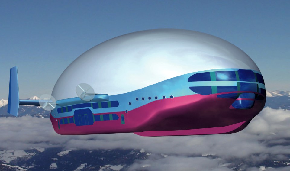  The Atlant zeppelin could revolutionise air travel, since it can theoretically fly for days without needing to land